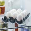 imageRachael Ray Solid Glaze Ceramics Egg TrayHolder 12 Cup TealDark Gray