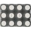 imageRachael Ray Solid Glaze Ceramics Egg TrayHolder 12 Cup TealDark Gray