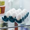 imageRachael Ray Solid Glaze Ceramics Egg TrayHolder 12 Cup TealTeal