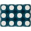 imageRachael Ray Solid Glaze Ceramics Egg TrayHolder 12 Cup TealTeal