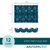 imageRachael Ray Solid Glaze Ceramics Egg TrayHolder 12 Cup TealTeal