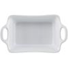 imageRachael Ray Stoneware Rectangular Small Au Gratin Pan 12 oz White