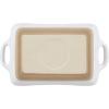 imageRachael Ray Stoneware Rectangular Small Au Gratin Pan 12 oz White