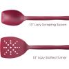 imageRachael Ray Tools and Gadgets Flexi Turner and Scraping Spoon Set  Cooking Utensils  2 Piece RedBurgundy