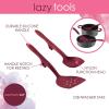 imageRachael Ray Tools and Gadgets Flexi Turner and Scraping Spoon Set  Cooking Utensils  2 Piece RedBurgundy