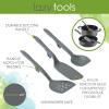 imageRachael Ray Tools and Gadgets Flexi Turner and Scraping Spoon Set  Cooking Utensils  2 Piece RedGray