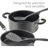 imageRachael Ray Tools and Gadgets Flexi Turner and Scraping Spoon Set  Cooking Utensils  2 Piece RedGray
