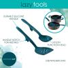imageRachael Ray Tools and Gadgets Flexi Turner and Scraping Spoon Set  Cooking Utensils  2 Piece RedTeal