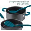 imageRachael Ray Tools and Gadgets Flexi Turner and Scraping Spoon Set  Cooking Utensils  2 Piece RedTeal