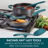 imageRachael Ray Tools and Gadgets Flexi Turner and Scraping Spoon Set  Cooking Utensils  2 Piece RedTeal