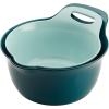 imageRachael Ray Tools and Gadgets Nesting  Stackable Mixing Bowl Set with Pour Spouts and Handle  2 and 3 Quarts Red and GrayLight Blue  Teal
