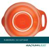 imageRachael Ray Tools and Gadgets Nesting  Stackable Mixing Bowl Set with Pour Spouts and Handle  2 and 3 Quarts Red and GrayOrange