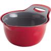 imageRachael Ray Tools and Gadgets Nesting  Stackable Mixing Bowl Set with Pour Spouts and Handle  2 and 3 Quarts Red and GrayRed  Gray