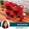imageRachael Ray Tools and Gadgets Nesting  Stackable Mixing Bowl Set with Pour Spouts and Handle  2 and 3 Quarts Red and GrayRed