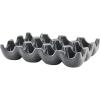 imageRachael Ray Solid Glaze Ceramics Egg TrayHolder 12 Cup TealDark Gray