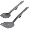 imageRachael Ray Tools and Gadgets Flexi Turner and Scraping Spoon Set  Cooking Utensils  2 Piece RedGray
