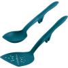 imageRachael Ray Tools and Gadgets Flexi Turner and Scraping Spoon Set  Cooking Utensils  2 Piece RedTeal