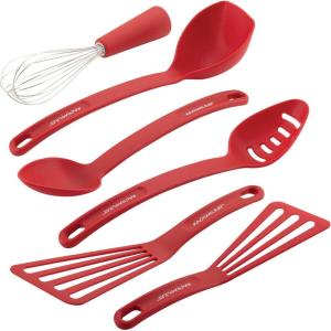 imageRachael Ray Gadgets Utensil Kitchen Cooking Tools Set 6 Piece Marine BlueRed