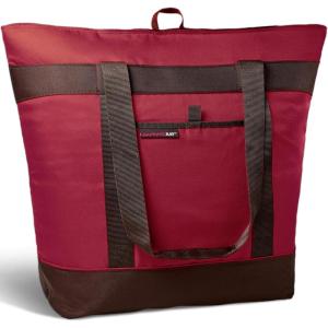 imageRachael Ray Jumbo Chillout Insulated Tote Bag Extra Large BlueBurgundy