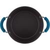 imageRachael Ray Brights Nonstick Stock PotStockpot with Lid  6 Quart Gray Sea Salt GrayMarine Blue Gradient