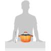 imageRachael Ray Brights Nonstick Stock PotStockpot with Lid  6 Quart Gray Sea Salt GrayOrange Gradient