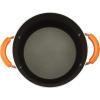 imageRachael Ray Brights Nonstick Stock PotStockpot with Lid  6 Quart Gray Sea Salt GrayOrange Gradient