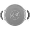 imageRachael Ray Brights Nonstick Stock PotStockpot with Lid  6 Quart Gray Sea Salt GraySea Salt Gray