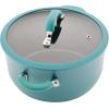 imageRachael Ray Cook  Create Nonstick CookwarePots and Pan Set 10 Piece RedAgave Blue