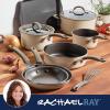 imageRachael Ray Cook  Create Nonstick CookwarePots and Pan Set 10 Piece RedAlmond