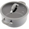 imageRachael Ray Cook  Create Nonstick CookwarePots and Pan Set 10 Piece RedGray