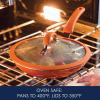 imageRachael Ray Cook  Create Nonstick CookwarePots and Pan Set 10 Piece RedOrange
