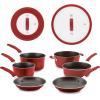 imageRachael Ray Cook  Create Nonstick CookwarePots and Pan Set 10 Piece RedRed