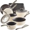 imageRachael Ray Cook  Create Nonstick CookwarePots and Pan Set 10 Piece RedAlmond