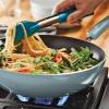 imageRachael Ray Classic Nonstick Stir Fry Pan with Glass Lid 11 Inch  Sky Blue