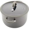 imageRachael Ray Cook  Create Nonstick Cookware Pots and Pans Set with Universal Lid 6 Piece  Gray