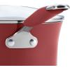 imageRachael Ray Cucina Nonstick Butter Warmer Hard Porcelain Enamel Aluminum 075Quart Agave Blue  16346Cranberry Red
