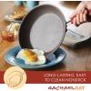 imageRachael Ray Cucina Nonstick Cookware Pots and Pans with Glass Lids and Nesting Measuring Cups 14 Piece  Cranberry Red
