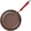 imageRachael Ray Cucina Nonstick Cookware Pots and Pans with Glass Lids and Nesting Measuring Cups 14 Piece  Cranberry Red