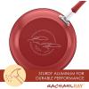 imageRachael Ray Cucina Nonstick Cookware Pots and Pans with Glass Lids and Nesting Measuring Cups 14 Piece  Cranberry Red