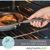 imageRachael Ray Cucina Nonstick Cookware Pots and Pans with Glass Lids and Nesting Measuring Cups 14 Piece  Sea Salt Gray
