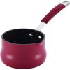 imageRachael Ray Cucina Nonstick Butter Warmer Hard Porcelain Enamel Aluminum 075Quart Agave Blue  16346Cranberry Red