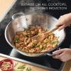 imageRachael Ray Professional Stainless Steel Compatible with All Cooktops Induction Ready Dishwasher and Metal Utensil Safe 10Inch Frying PanStainless Steel