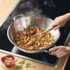 imageRachael Ray Professional Stainless Steel Compatible with All Cooktops Induction Ready Dishwasher and Metal Utensil Safe 10Inch Frying PanStainless Steel