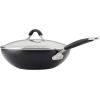 imageRachael Ray Cucina Ceramic Nonstick Frying PanSkillet Dishwasher Safe 14 Inch Open Fry Pan  Marine BluePeppercorn