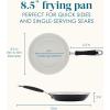 imageRachael Ray Cucina Ceramic Nonstick Frying PanSkillet Dishwasher Safe 14 Inch Open Fry Pan  Marine BluePeppercorn