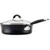imageRachael Ray Cucina Ceramic Nonstick Frying PanSkillet Dishwasher Safe 14 Inch Open Fry Pan  Marine BluePeppercorn