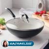 imageRachael Ray Cucina Ceramic Nonstick Frying PanSkillet Dishwasher Safe 14 Inch Open Fry Pan  Marine BluePeppercorn