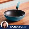 imageRachael Ray Cook  Create Nonstick Wok 14 Inch StirFry Pan  Agave BlueAgave Blue