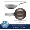 imageRachael Ray Cook  Create Nonstick Wok 14 Inch StirFry Pan  Agave BlueGray