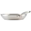 imageRachael Ray Professional Stainless Steel Frying PanSkillet Compatible with All Cooktops Induction Ready Dishwasher Safe 125 Inch Open Fry Pan  Stainless SteelStainless Steel